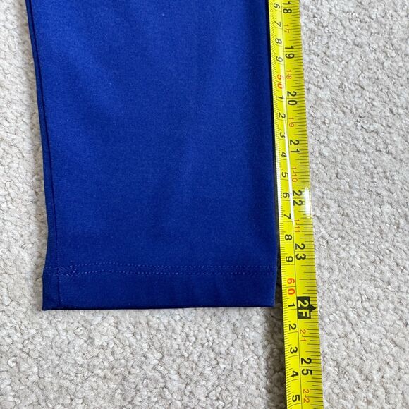 Michael Kors Womens Navy Blue Work Top With Side Cinch Buckle Detail Sz XL READ - Picture 13 of 16